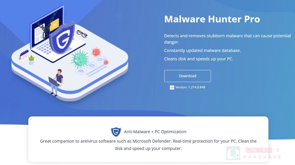 [限時免費] Glarysoft Malware Hunter Pro 惡意程式防護軟體 1 年版