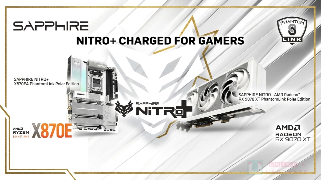 打造 NITRO+ 生態系統！SAPPHIRE 推出無纜線連接的 PhantomLink 系列新品