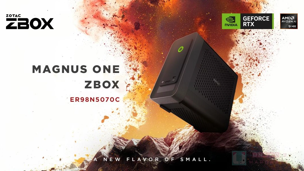 採用 AMD Ryzen 9 9850HX 處理器！ZOTAC MAGNUS ONE ER98N5070C 迷你 PC 新上市