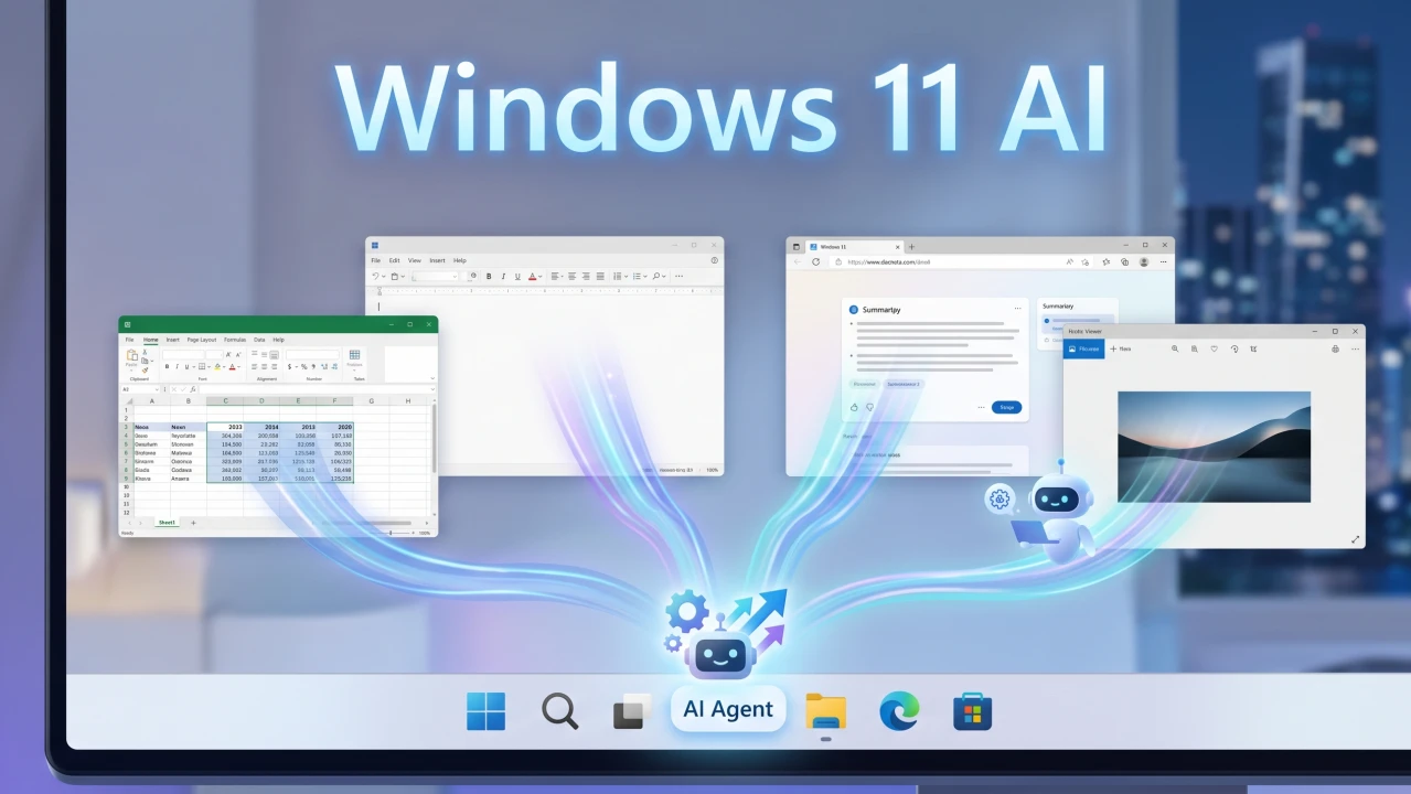 Windows 11 AI 代理強勢進駐工作列！桌面助手全面升級