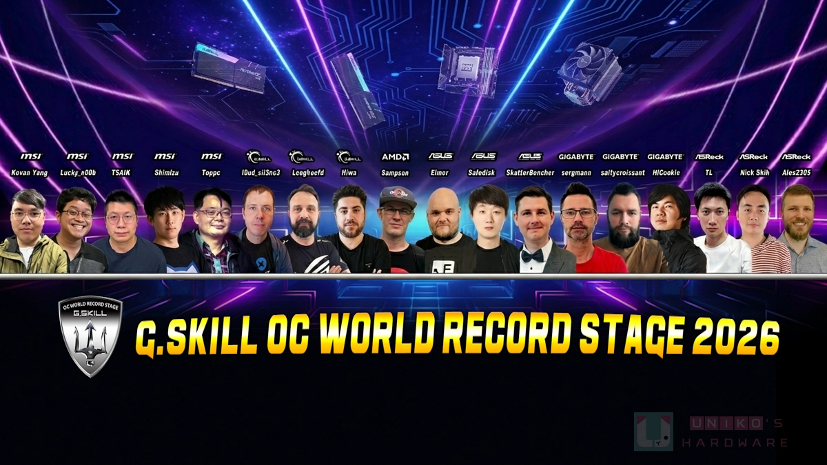 G.SKILL 將於 Computex 2026 展示全方位記憶體產品陣容