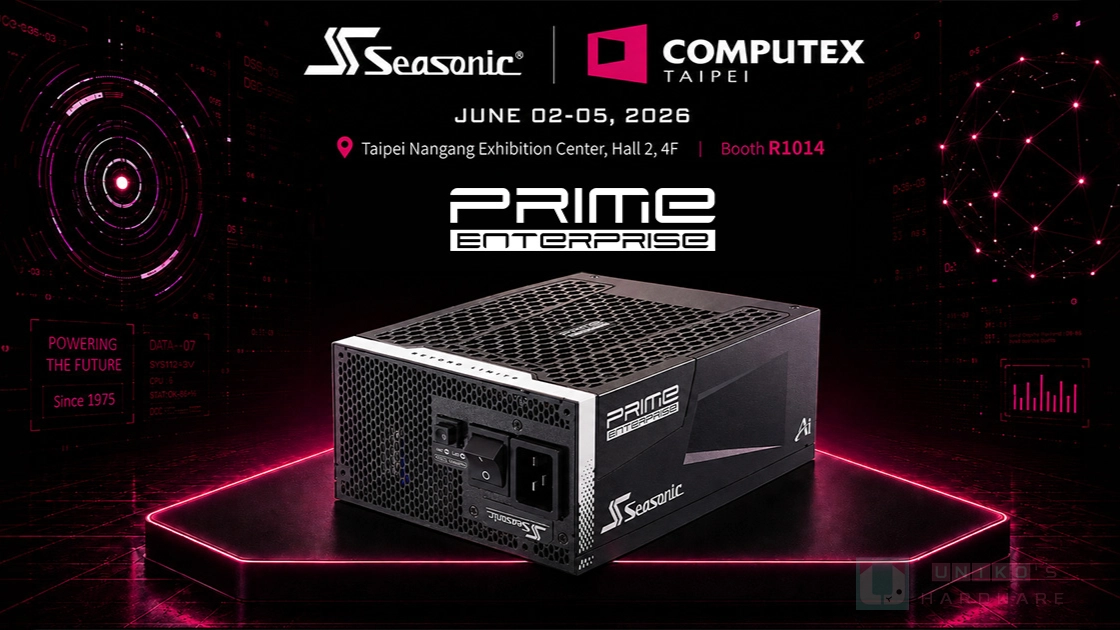 定義專業電源新標準！Seasonic COMPUTEX 2026 將展示最新高功率供電解決方案