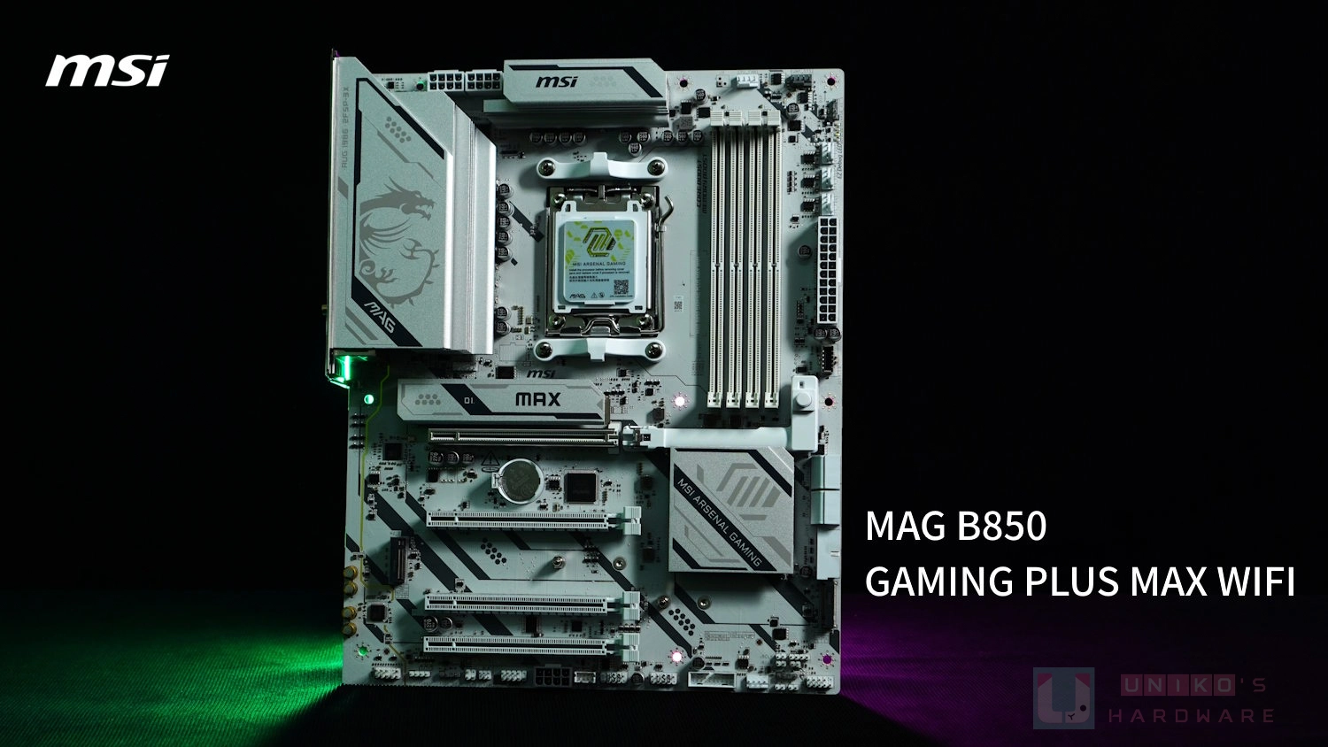 MSI MAG B850 GAMING PLUS MAX WIFI 主機板深度拆解評測
