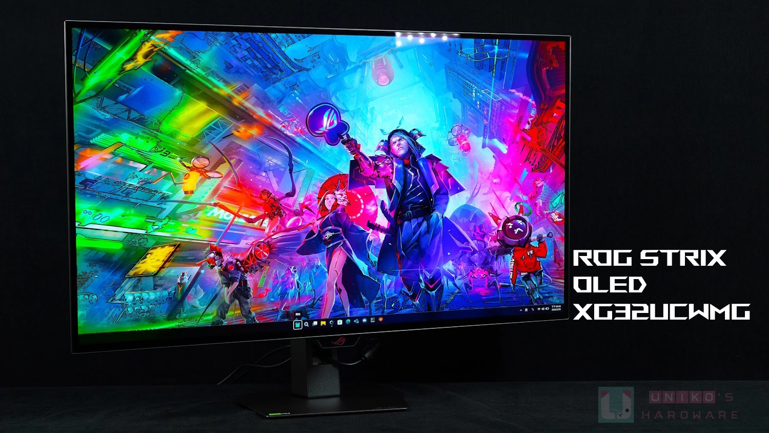 4K TrueBlack Glossy WOLED ! ROG Strix OLED XG32UCWMG 電競螢幕開箱