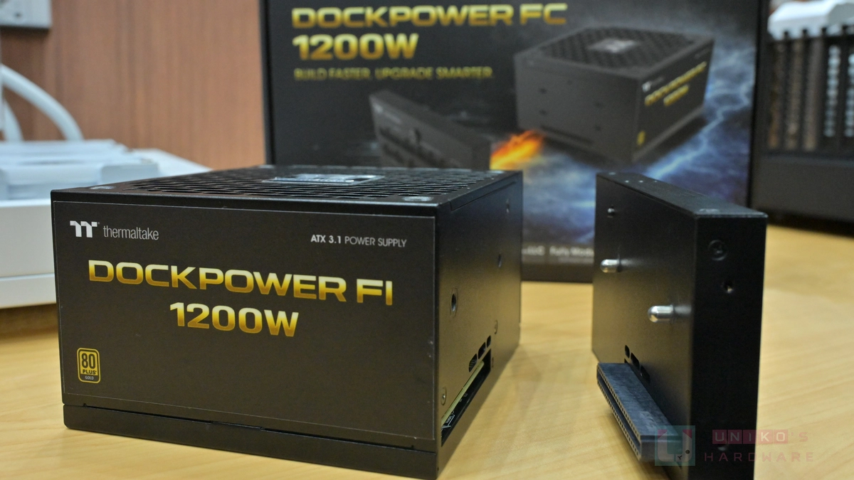 獨家專利設計打破傳統組裝框架，曜越推出全新 Dockpower 系列電源