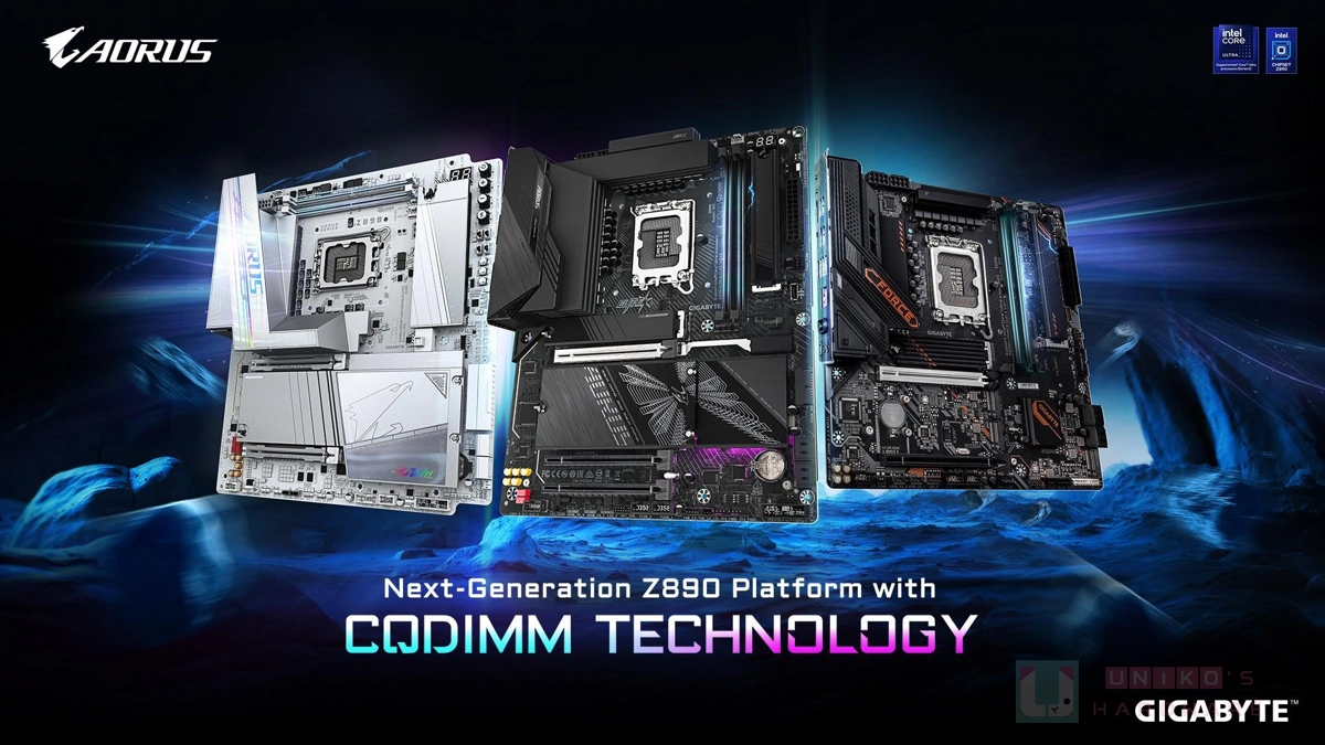 GIGABYTE COMPUTEX 2026 展示引領業界的 CQDIMM 效能