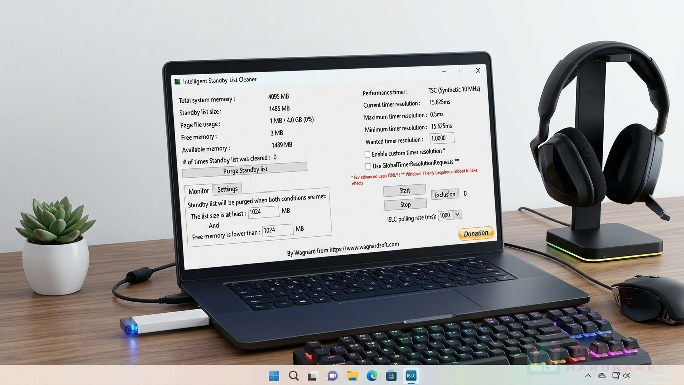 Intelligent Standby List Cleaner - Windows 記憶體最佳化工具