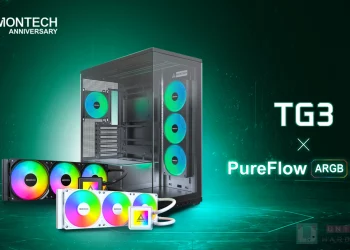MONTECH 隆重宣布推出 TG3 全景機殼與 PureFlow ARGB 360 一體式水冷散熱器