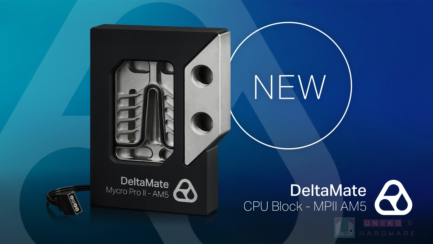 Thermal Grizzly 推出 DeltaMate MPII CPU 水冷頭系列