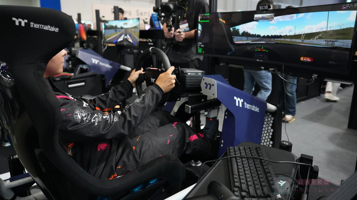 Thermaltake COMPUTEX 2026 吸引大批人潮！完整模擬賽車生態系一次展出