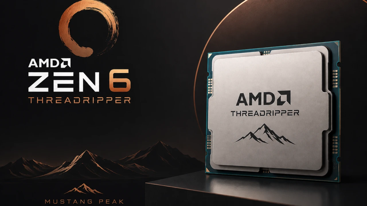 AMD 下世代 Threadripper「Mustang Peak」確認!2nm Zen 6 架構、全面升級 TR6 平台與 PCIe Gen 6