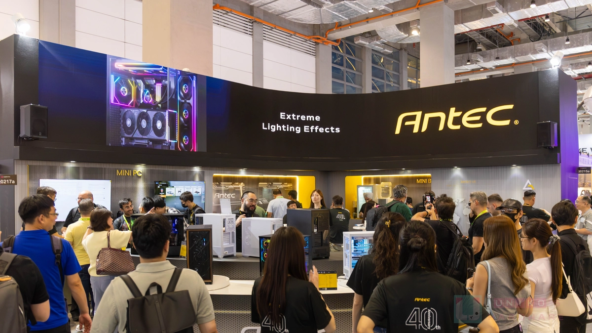 Antec COMPUTEX 2026 攤位展示全新機殼與周邊產品系列