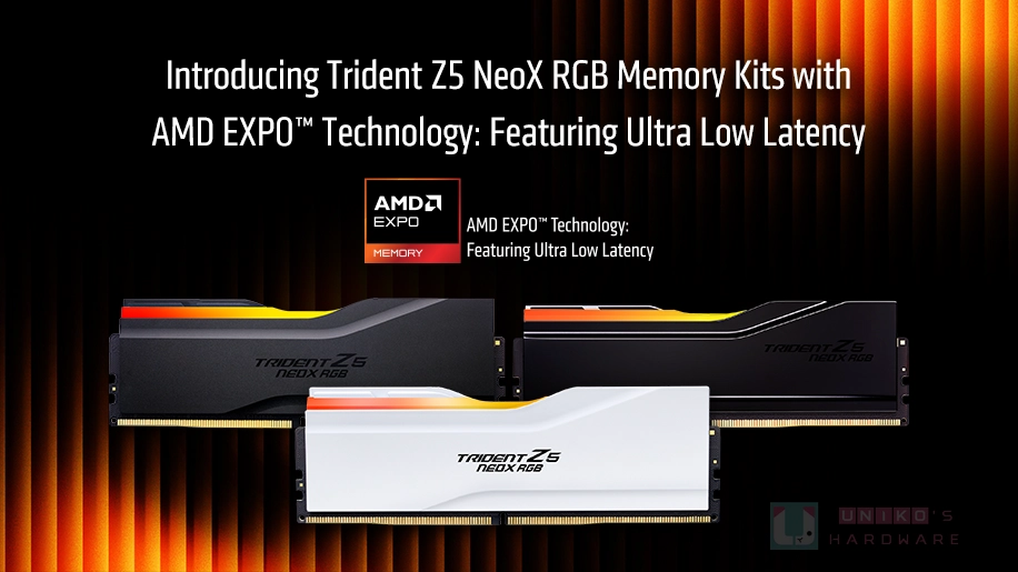G.SKILL 於 Computex 2026 展示全新 Trident Z5 NeoX RGB 系列 DDR5 電競記憶體