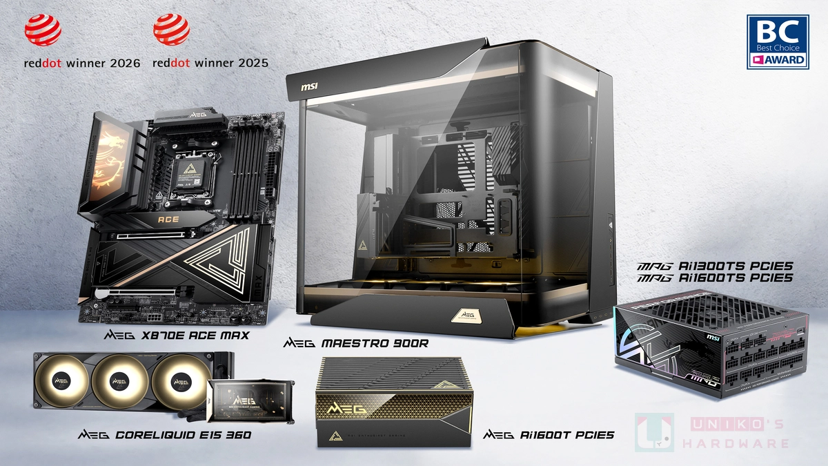 MSI 於 COMPUTEX 2026 發表融合先進散熱技術和 EZ DIY 設計的全新 PC 零組件陣容