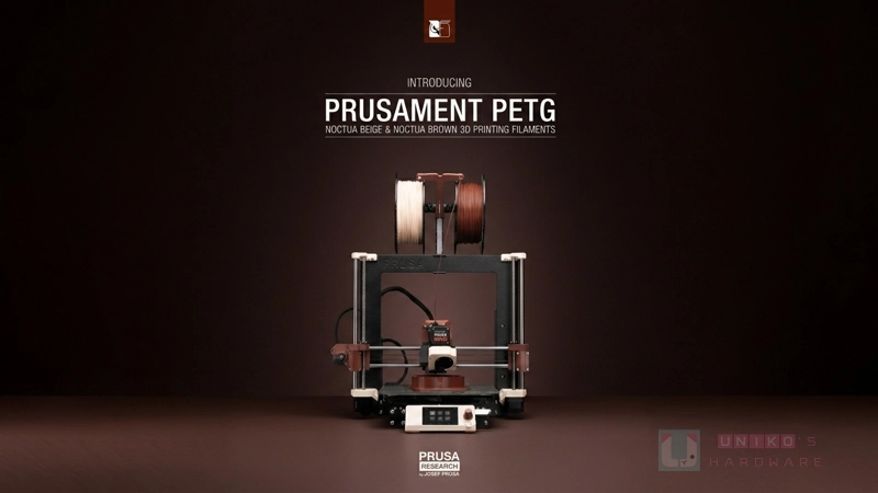 Noctua 與 Prusa Research 推出 Noctua 經典配色 PETG 3D 列印線材
