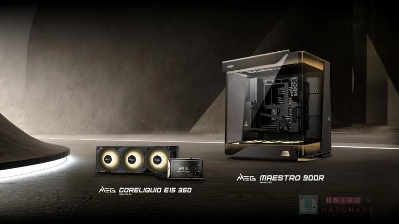 打造旗艦體驗！MSI MEG MAESTRO 900R 機殼、MEG CORELIQUID E15 360 水冷新上市