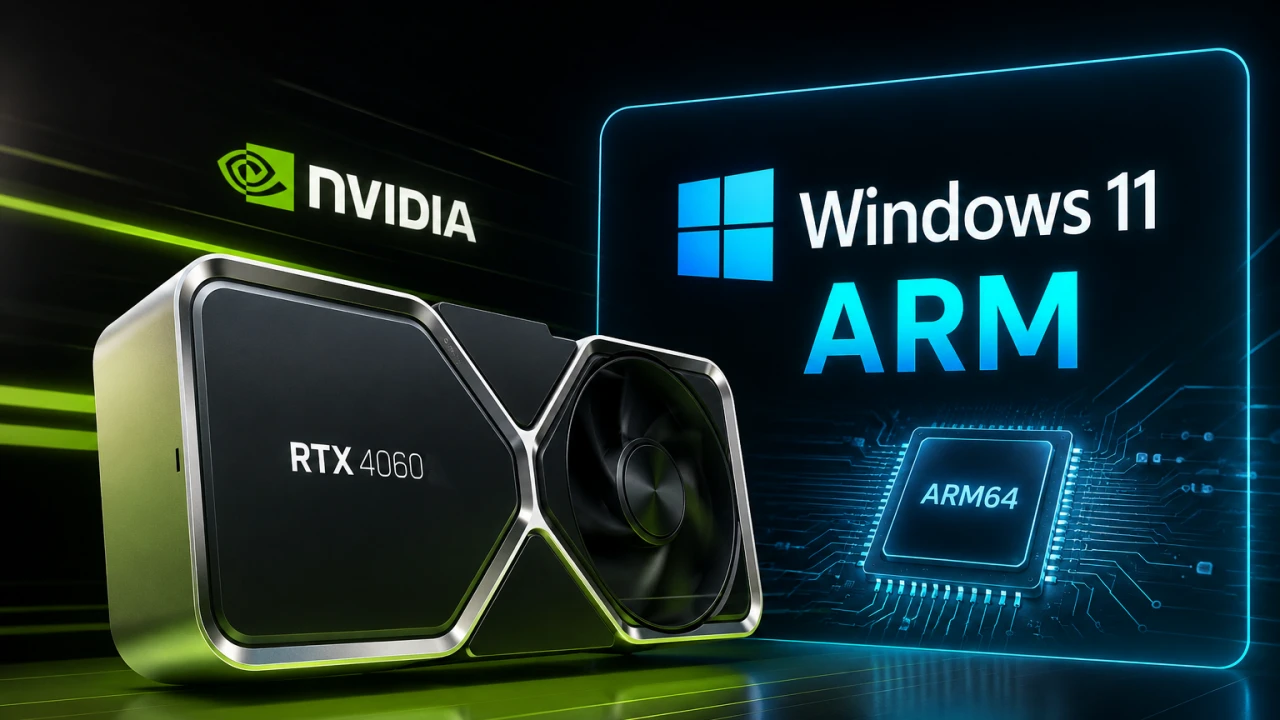 NVIDIA RTX 顯示卡挑戰 Windows 11 ARM!不過效能表現讓人卻步
