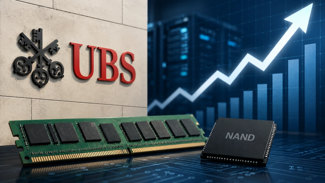 UBS 預估 DRAM 價格持續上漲!記憶體供需缺口擴大至 17%