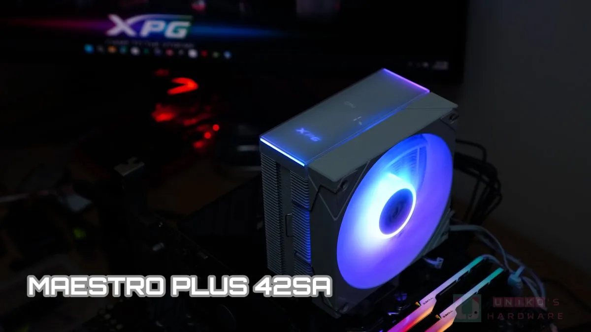 數位顯示又有燈，裝機更加分！XPG MAESTRO PLUS 42SA 散熱器評測