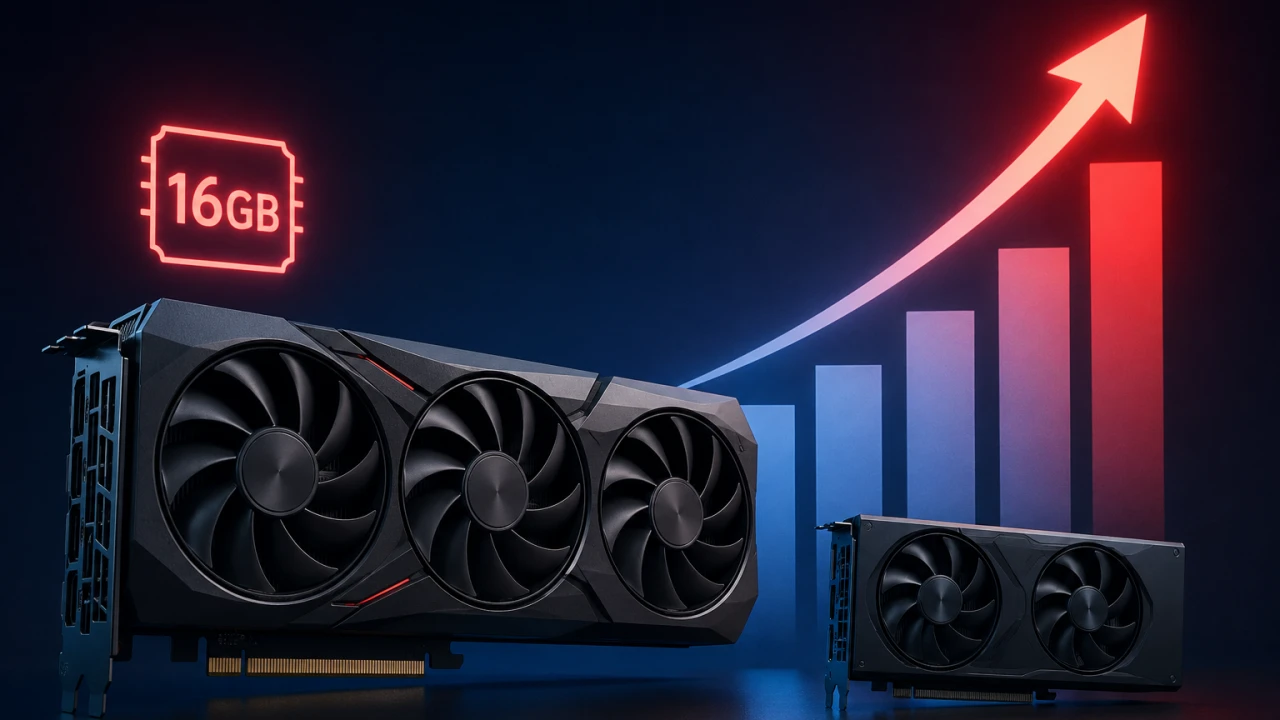 德國通路 7 月顯示卡銷售成績出爐！16GB VRAM 扛冠軍