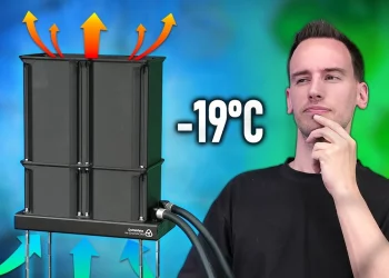 德國超頻玩家 3D 列印 110 公分煙囪散熱器,讓 R7 9800X3D 暴降 19°C