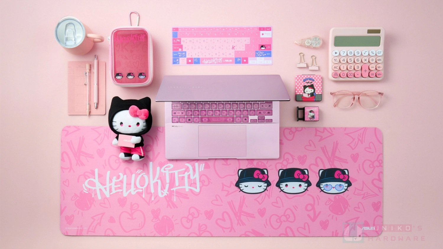Hello Kitty 助攻你七夕放閃！ASUS Vivobook S14 莓果粉台灣限定色酷甜登場