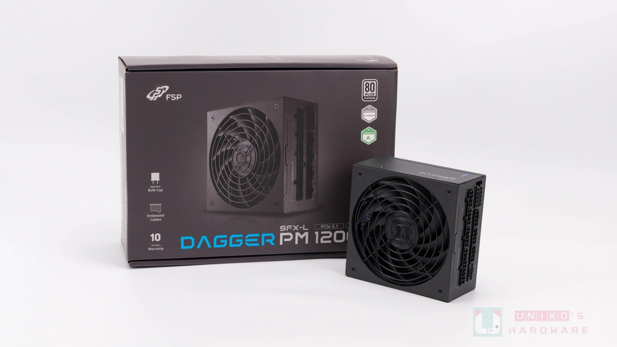 FSP DAGGER PM MIT 1200W SFX-L 電源供應器開箱：不到 1 公升塞進 1200W！