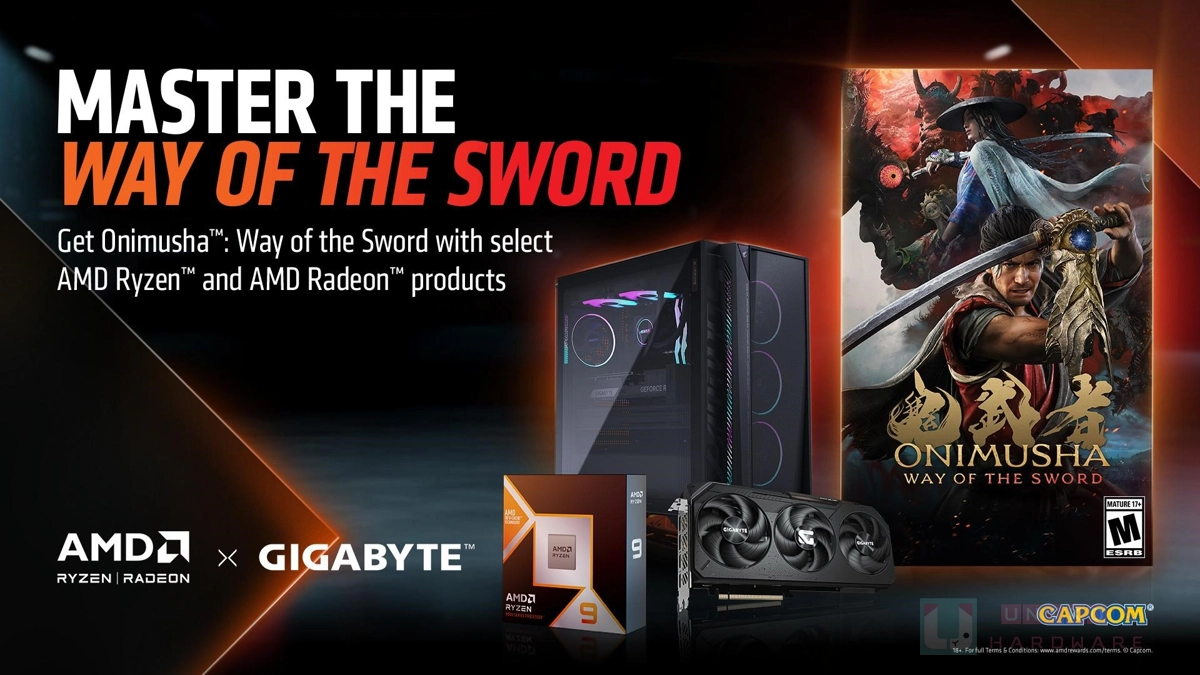 技嘉 x AMD 鬼武者 Way of the Sword 遊戲套裝限時兌換