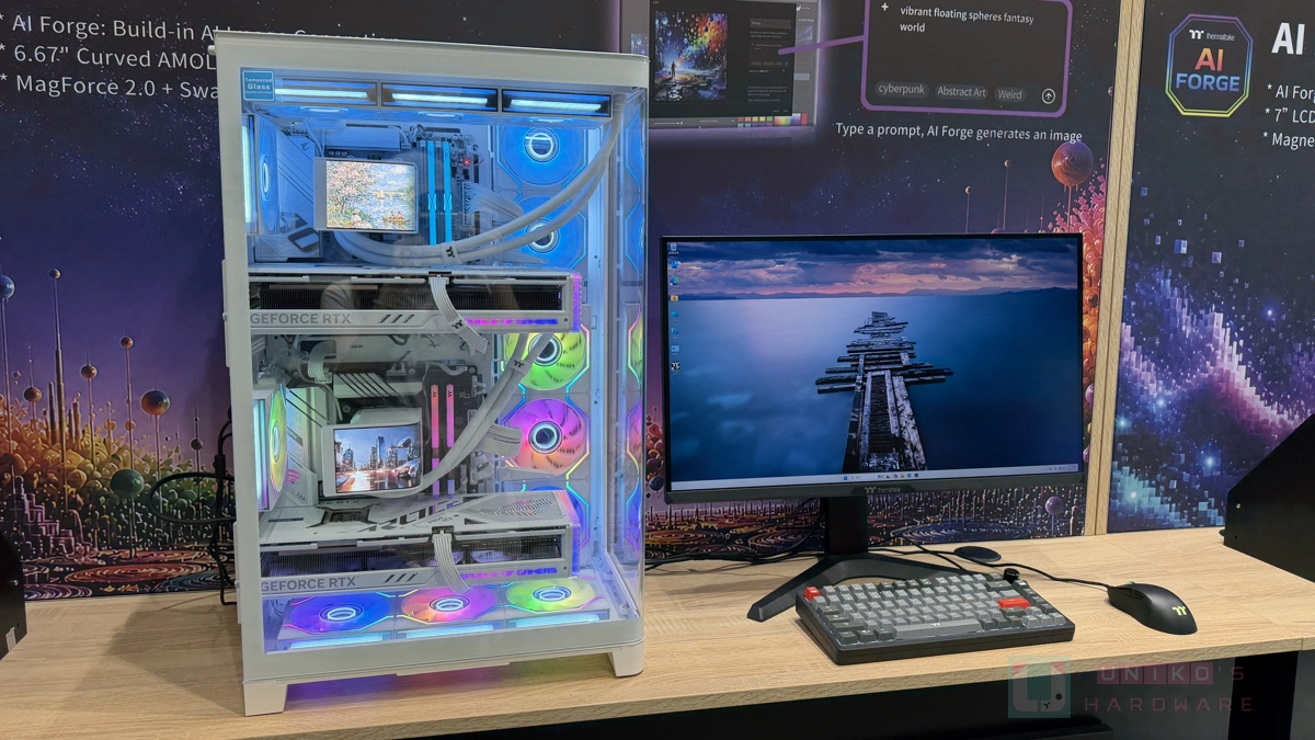 曜越於 Gamescom 2026 展出最新 CAPO X 雙系統機殼