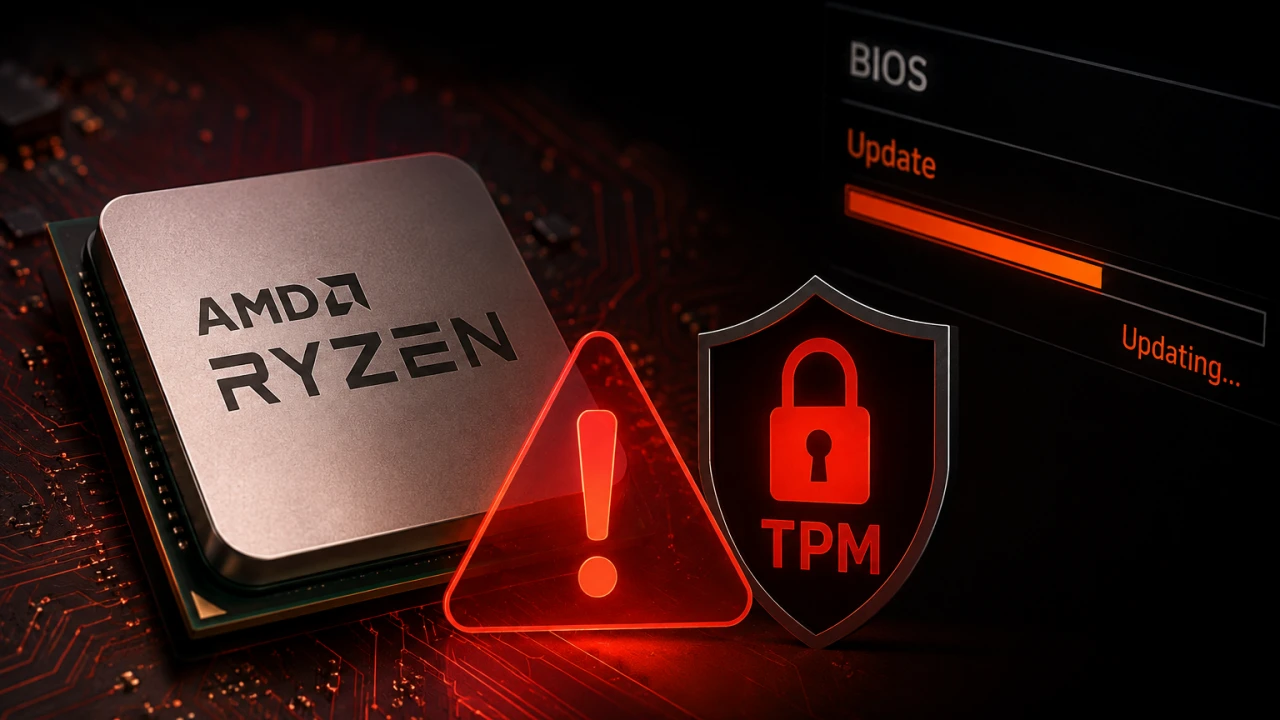 AMD 處理器驚爆 TPM 漏洞！官方緊急發佈 BIOS 更新