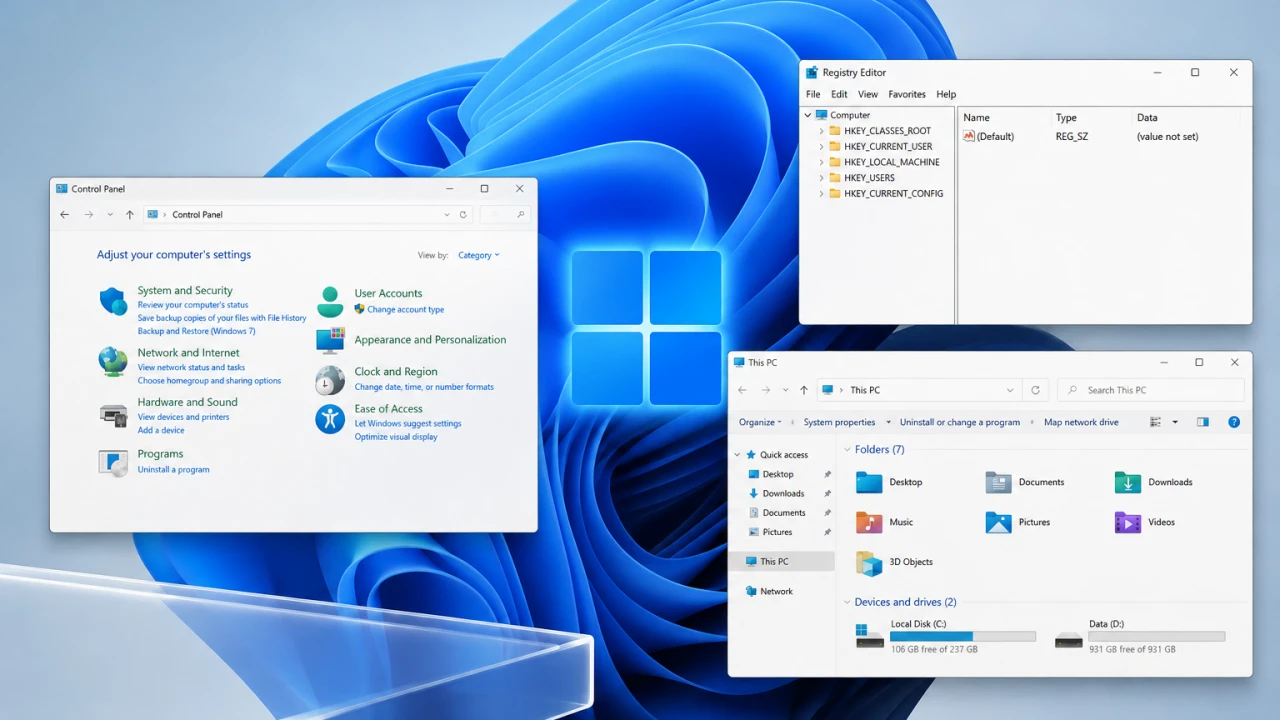 Windows 11 控制台為何還跟 Windows 7 一樣？微軟高層親揭原因