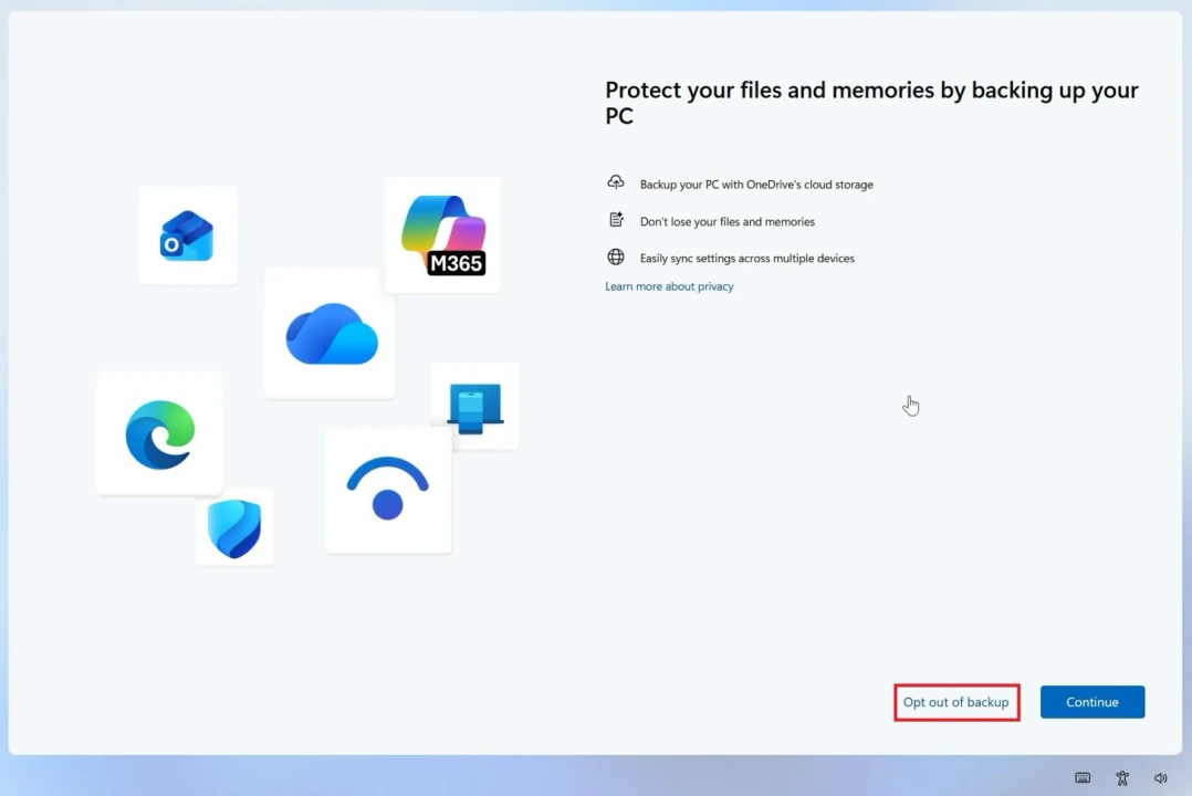 Windows 11 OneDrive 彈窗大改版!終於能「一鍵拒絕」備份,不用再忍受三天一次的提醒-1