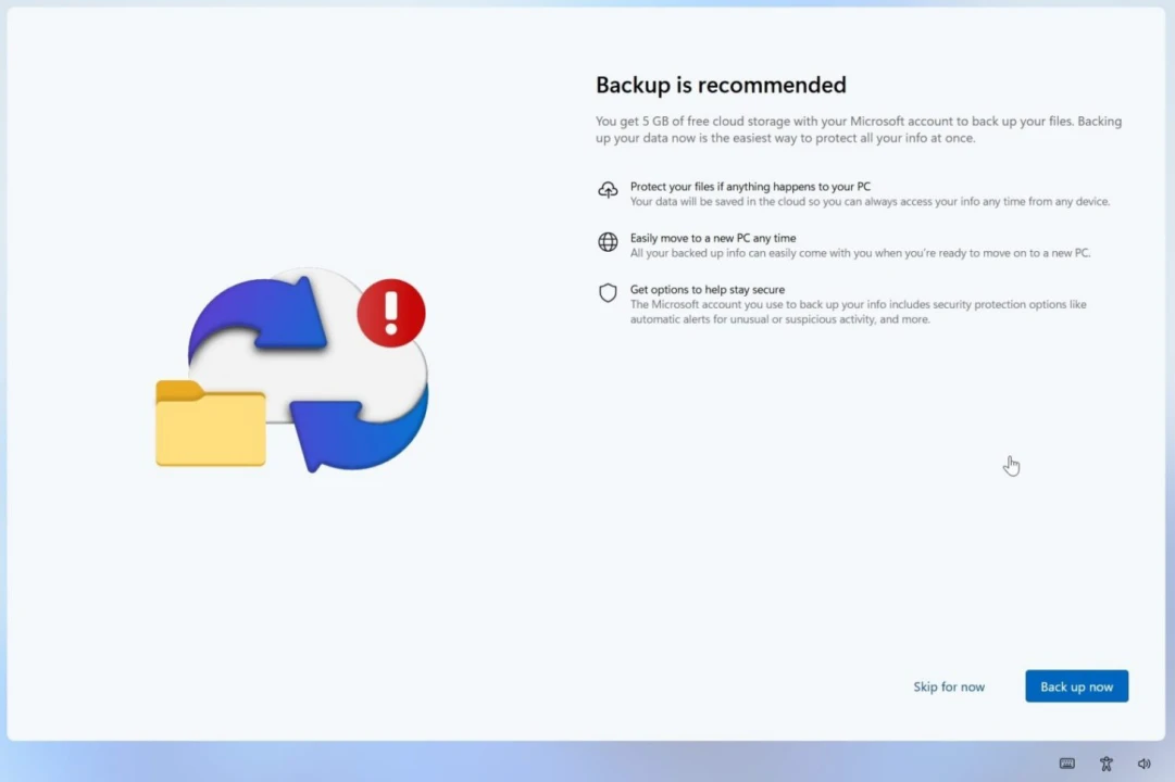 Windows 11 OneDrive 彈窗大改版!終於能「一鍵拒絕」備份,不用再忍受三天一次的提醒-2