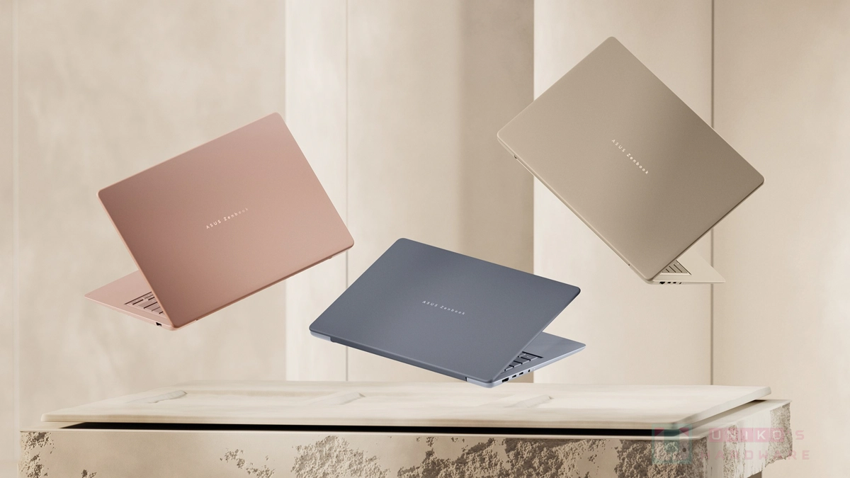 ASUS Zenbook 14 AI 筆電莫蘭迪吸睛新色再掀質感風潮