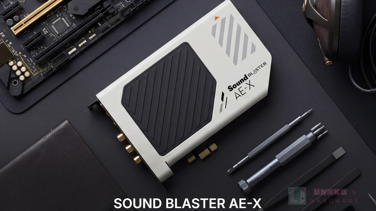 旗艦 DAC 增幅音訊體驗！Sound Blaster AE-X 音效卡新上市