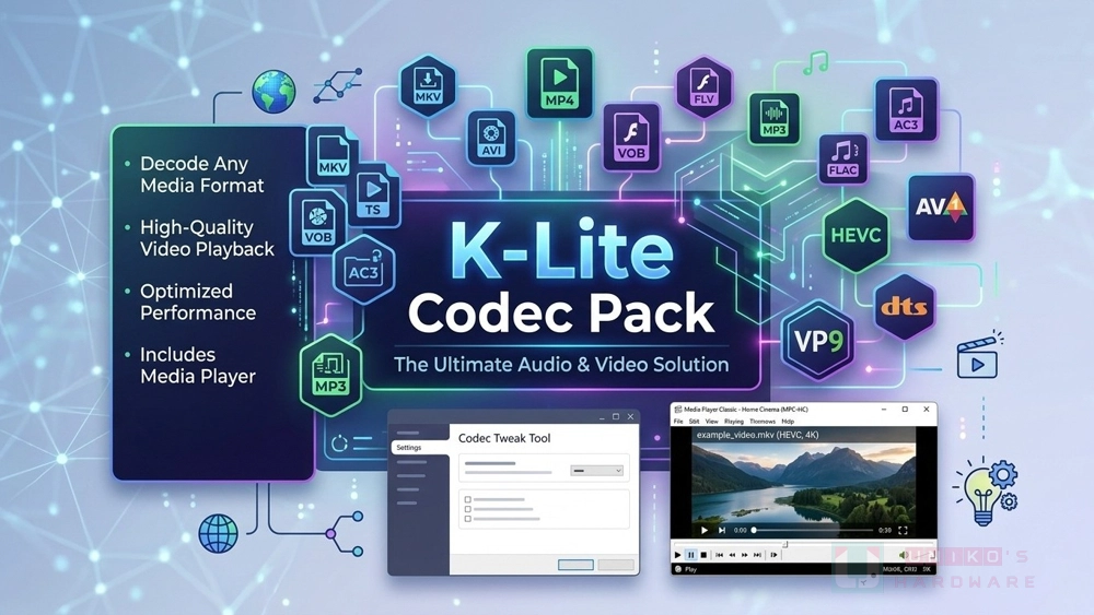 [更新] 萬用影音解碼套裝 K-Lite Codec Pack Standard V20.0.0