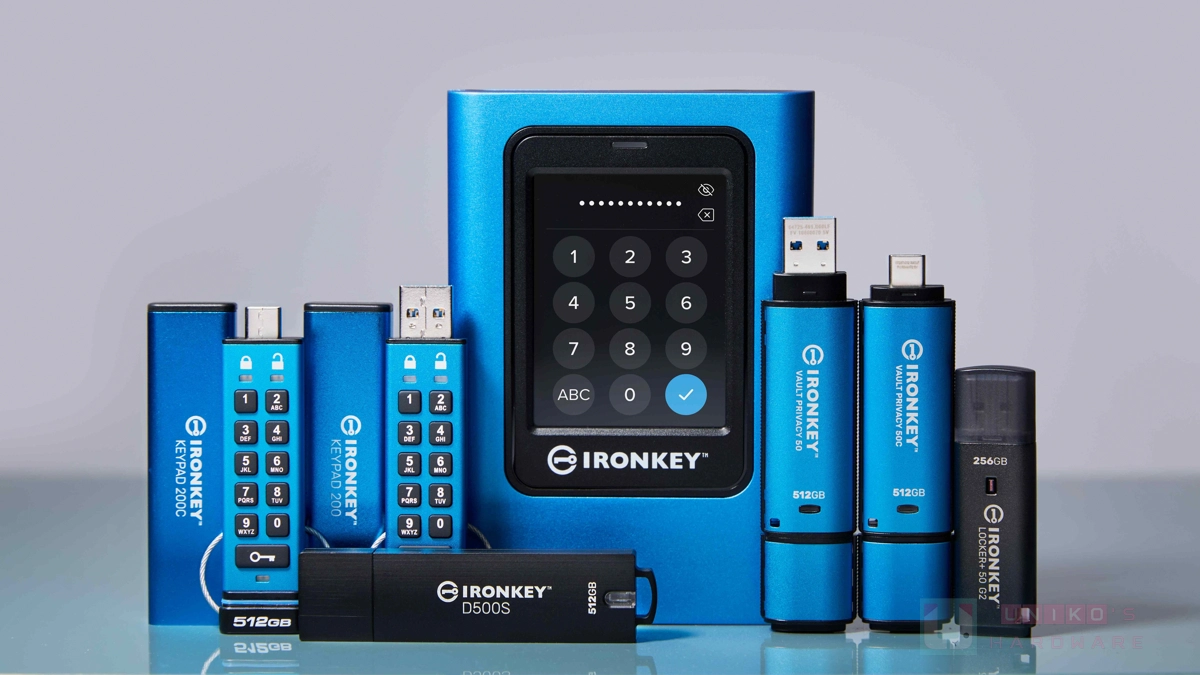 金士頓 Kingston IronKey 系列以硬體加密技術全面守護資料安全