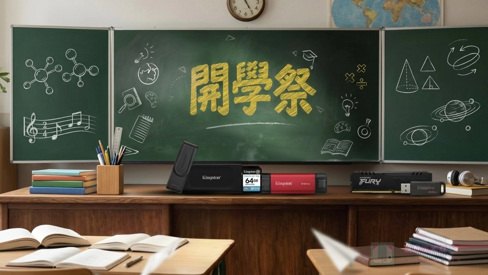 Kingston 金士頓全方位儲存與記憶體助你贏在新學年起跑點！