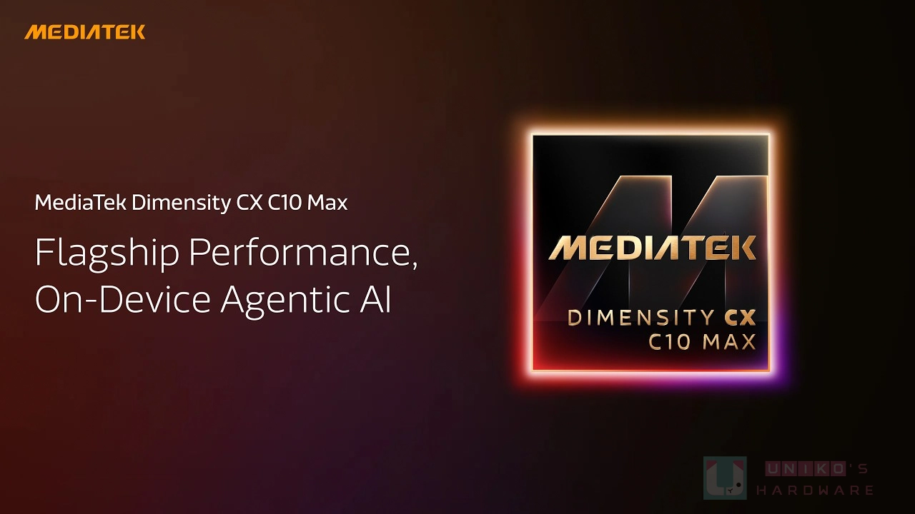 聯發科技推出 Dimensity CX C10 Max 晶片，為 Googlebook 帶來旗艦效能