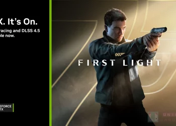 007 初露鋒芒正式支援 NVIDIA DLSS 光線重建與路徑追蹤