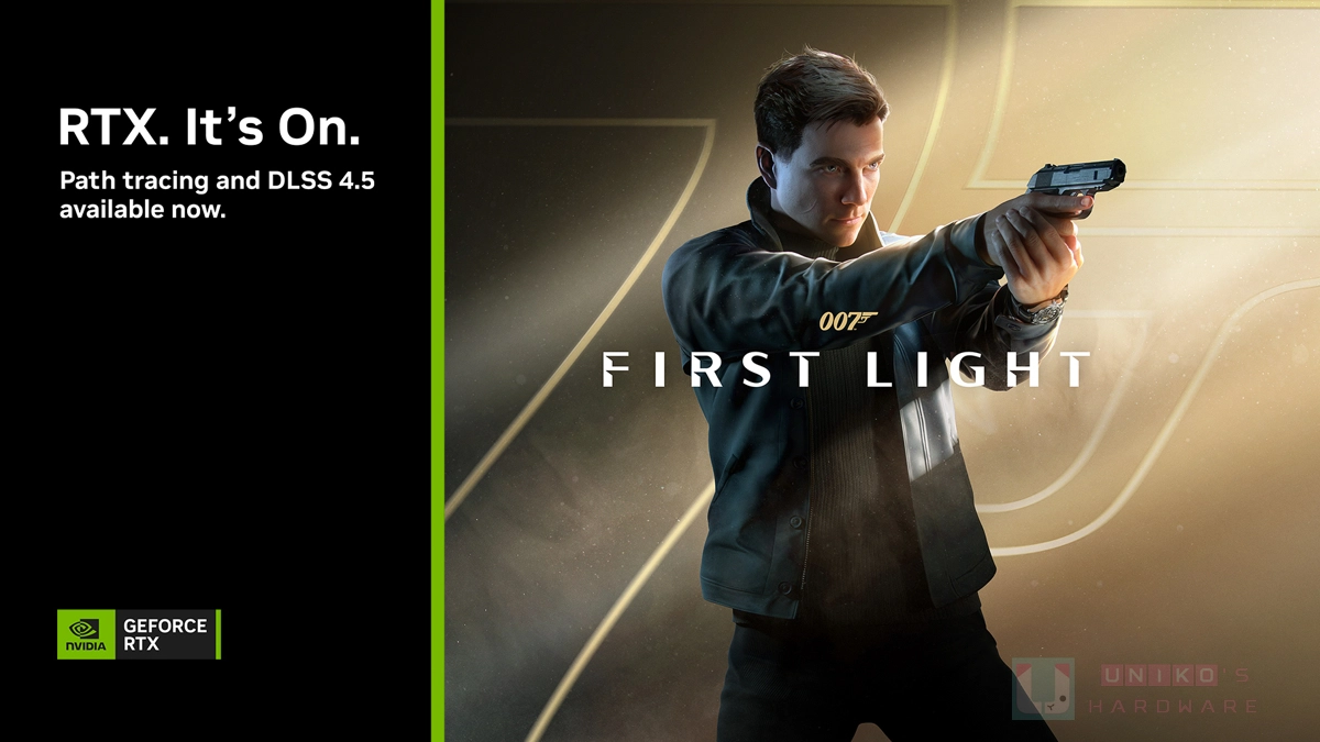 007 初露鋒芒正式支援 NVIDIA DLSS 光線重建與路徑追蹤