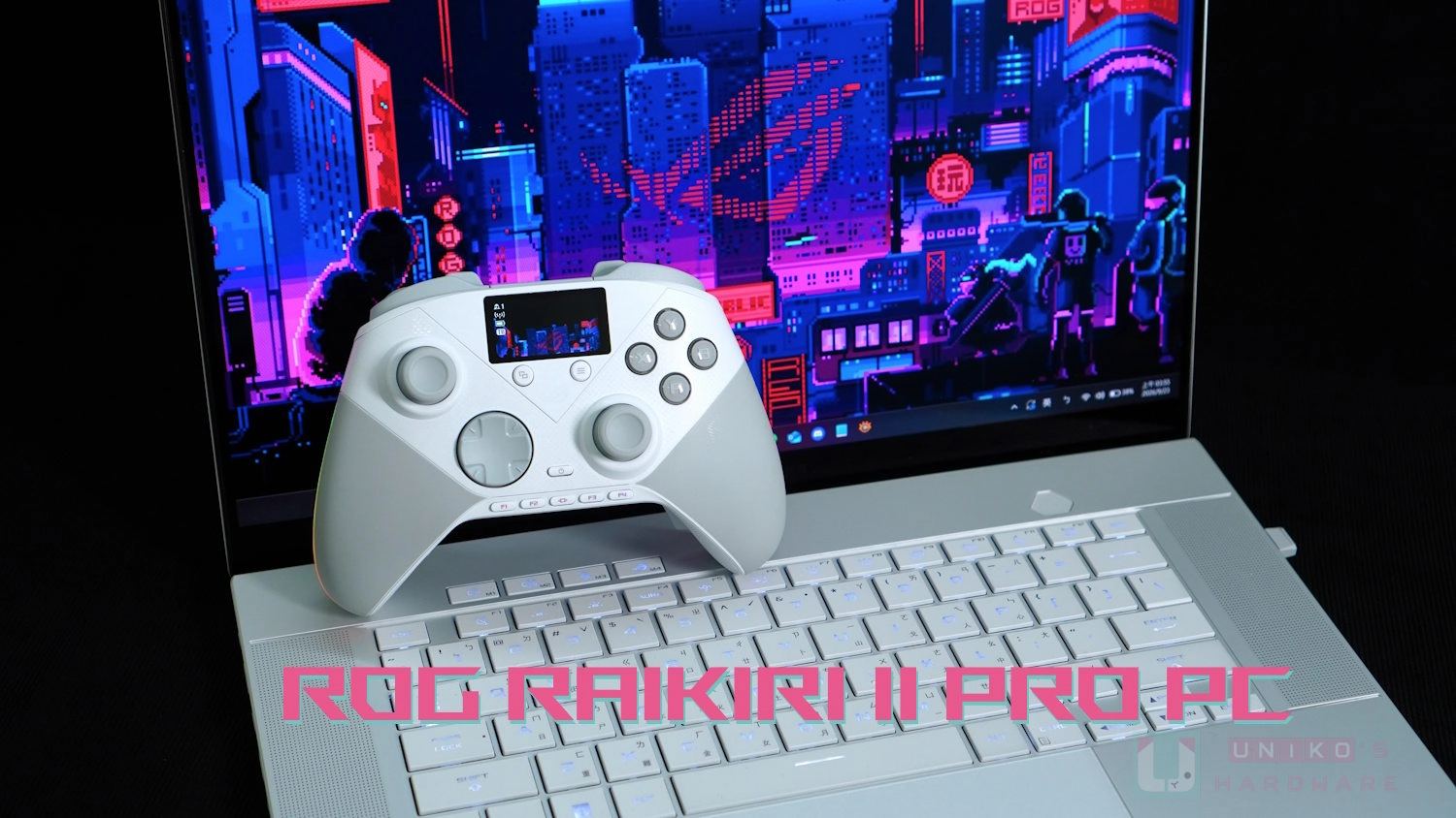 極致完美掌控，最強手把降臨？ROG Raikiri II Pro PC 白色控制器開箱