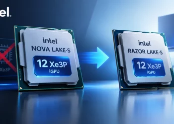 Intel 大砍 Nova Lake-S 桌上型 CPU 內顯,豪華規格移至 Razor Lake-S