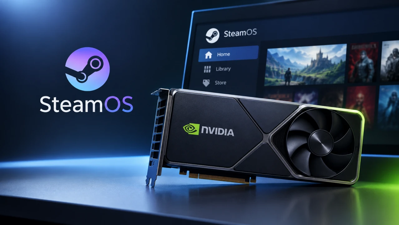 SteamOS 已能讓 NVIDIA 顯示卡出現畫面,但效能落差仍要時間解決