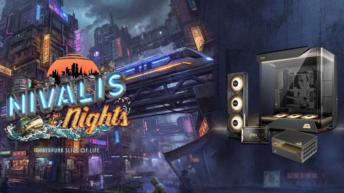點亮霓虹夜晚！購買 MSI 指定產品登錄送 Nivalis NIghts 夜城狂想遊戲