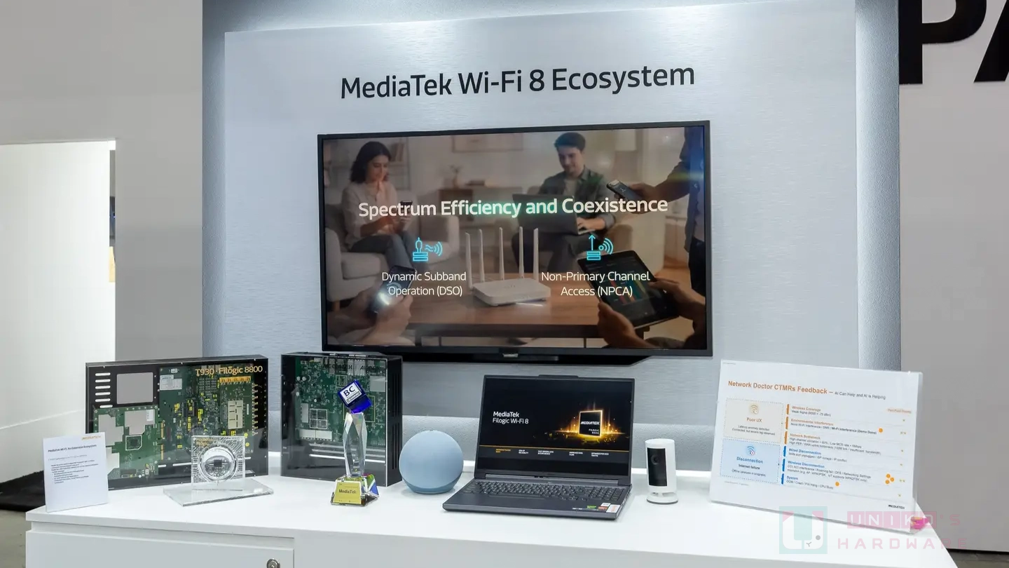 MediaTek Filogic 8800 Wi-Fi 8 平台打造跨世代 AI 連網新體驗