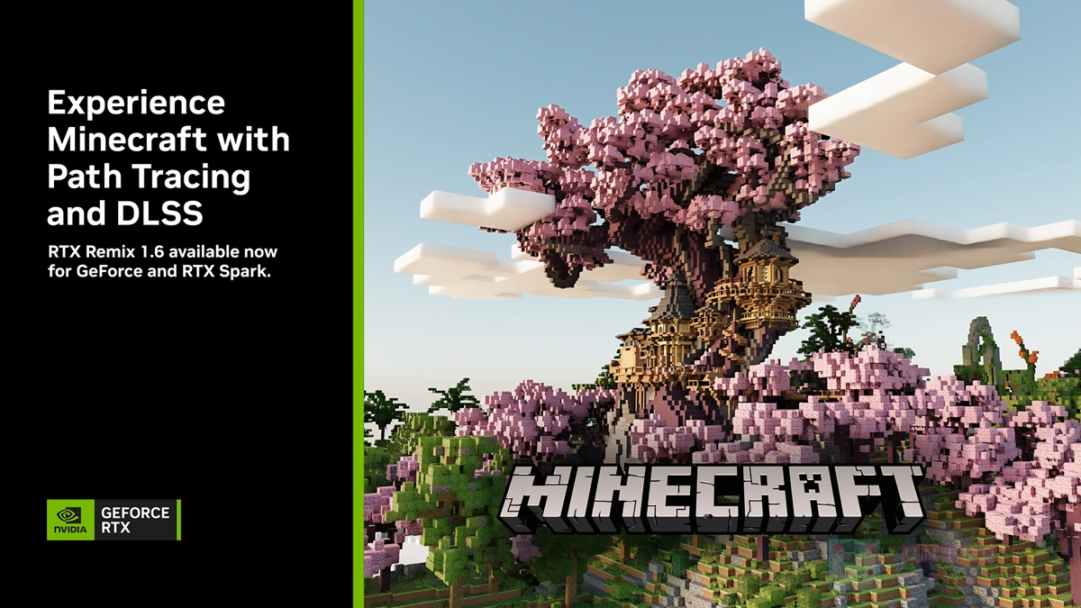 NVIDIA RTX Remix 1.6 為 Minecraft 帶來硬體支援