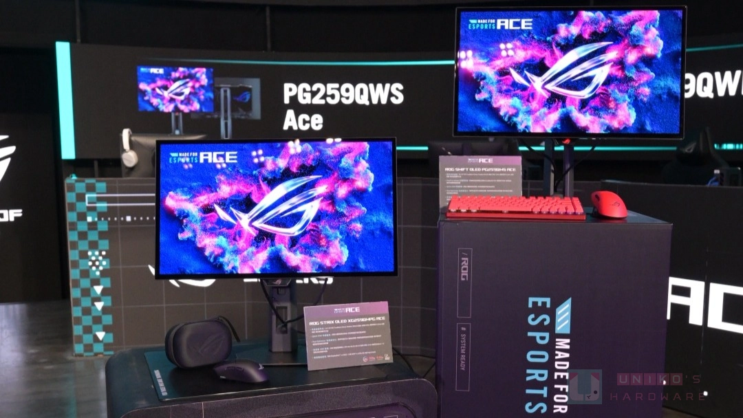 職業選手也按讚！ROG Ace Esports OLED 系列電競螢幕上市