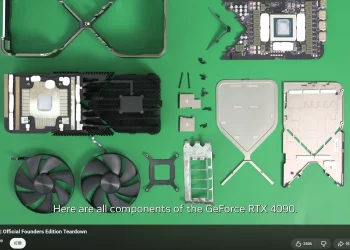 RTX 4090 FE 散熱器竟自行脫落?