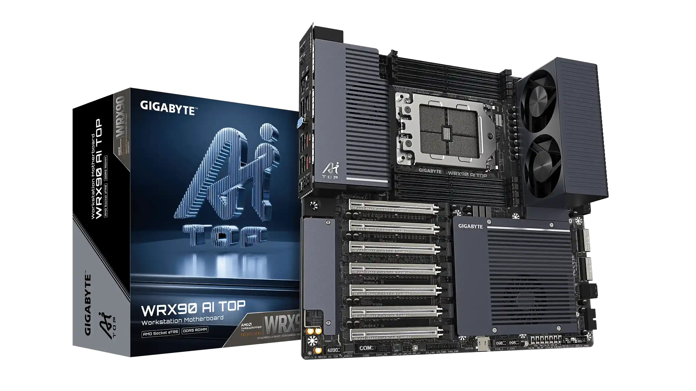 技嘉 WRX90 AI TOP 主機板震撼登場！